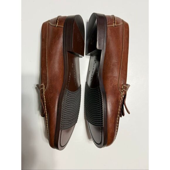 Cole Haan Size 9.5 Tassled Kiltie Loafers Brown Leather Classic Comfort Shoes main image 12